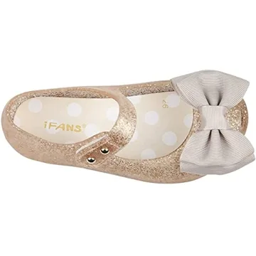 Stylish iFANS Girls Princess Jelly Shoes for Toddlers