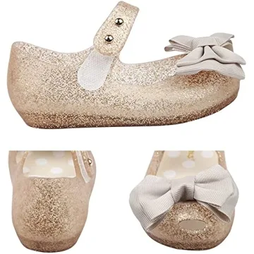 Stylish iFANS Girls Princess Jelly Shoes for Toddlers