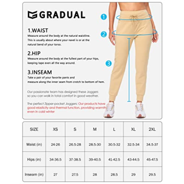 Fleece Lined Joggers for Winter Activities - XS