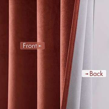 MIULEE Blackout Velvet Curtains 90" Long - Elegant Drapes