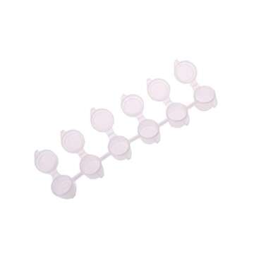 5x6 Empty Paint Pot Cups, Plastic Storage Containers Paint Supplies Drawing Art Education