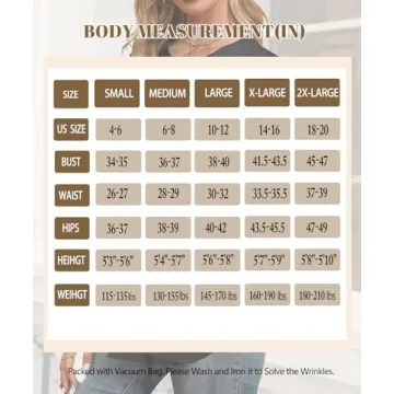 XIEERDUO Women's 3/4 Sleeve Black Blouse Dressy Top