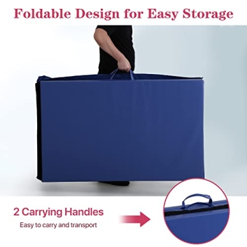 Portable Extra Thick Gymnastics Mat for Safe Workouts