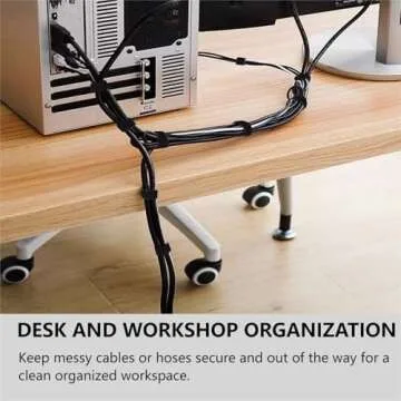 BSELEYY Reusable Cable Ties for Optimal Organization