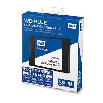 Western Digital 500GB WD Blue SSD for Fast Storage