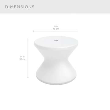 Ledge Lounger In-Pool Side Table with Umbrella Hole