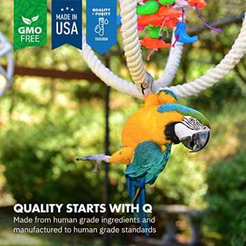 Avian Milk Thistle + Dandelion Root Dietary Supplement for Parrots, All-Natural Liver Formula (120 Servings)