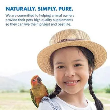 Avian Milk Thistle + Dandelion Root Dietary Supplement for Parrots, All-Natural Liver Formula (120 Servings)