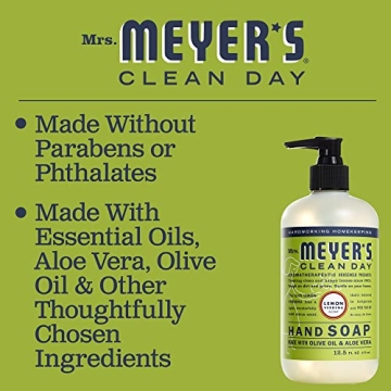 Mrs. Meyer's Lemon Verbena Hand Soap Cruelty-Free Biodegradable