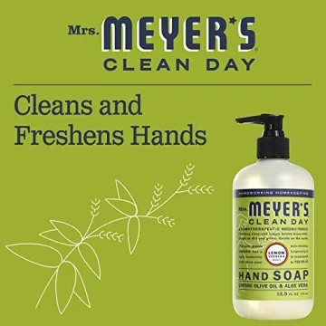 Mrs. Meyer's Lemon Verbena Hand Soap Cruelty-Free Biodegradable