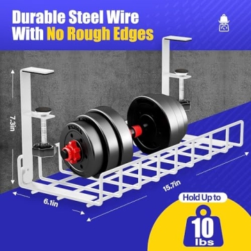 Xpatee Under Desk Cable Management Tray for Wire Organization