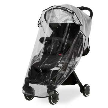Universal Baby Stroller Rain Cover - Waterproof & Windproof Shield for Babies