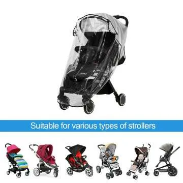 Universal Baby Stroller Rain Cover - Waterproof Protection