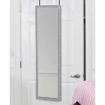 Mirrotek Full Length Over The Door Mirror for Easy Hanging