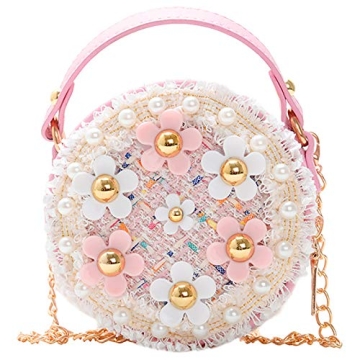 Forwe Mini Round Purse - Cute Toddler Handbag for Girls