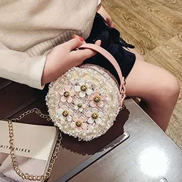 Forwe Mini Round Purse - Cute Toddler Handbag for Girls