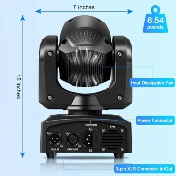 U`King 25W Moving Head Lights for Events