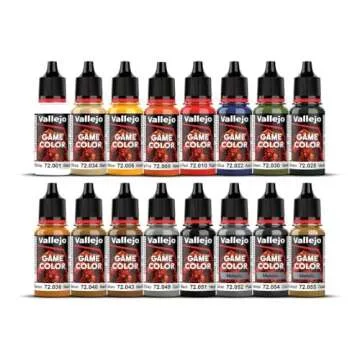 Vallejo Game Color Introduction Set for Fantasy & Wargames | 16 Bottles x 18 ml (0.60 fl. oz.)