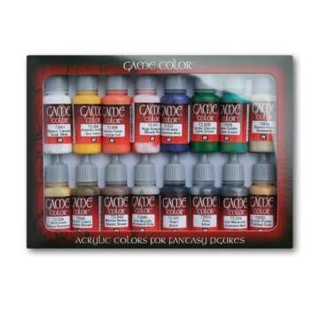 Vallejo Game Color Set - Starter Kit for Miniatures Painting