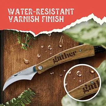 Gather Americana Mushroom Foraging Knife - Premium Quality Tool
