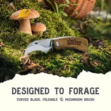 Gather Americana Mushroom Foraging Knife - Premium Quality Tool