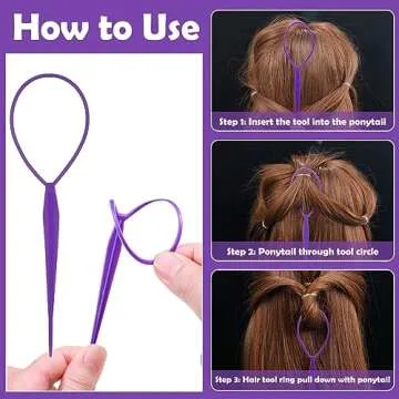 32 Colors Small Hair Rubber Bands with 16 Tools