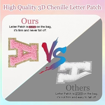 Cute Personalized Letter Makeup Bag for Women and Girls