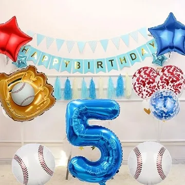 HADCKJA Baseball Balloon Kit for Birthday Party Decorations