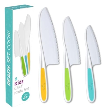 Tovla Jr. Kids Kitchen Knife Set - 3 Colors