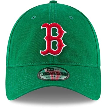Adjustable New Era Boston Red Sox Cap in Kelly Green