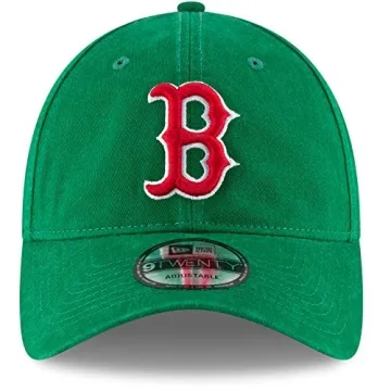 Adjustable New Era Boston Red Sox Cap in Kelly Green