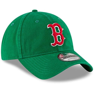 Adjustable New Era Boston Red Sox Cap in Kelly Green