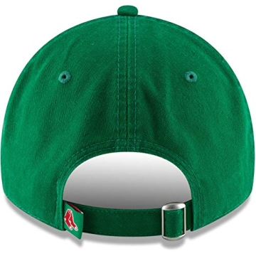 Adjustable New Era Boston Red Sox Cap in Kelly Green