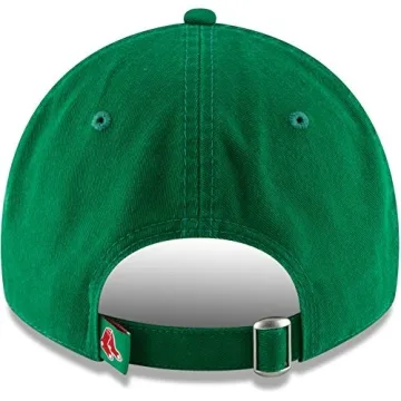 Adjustable New Era Boston Red Sox Cap in Kelly Green