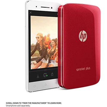 HP Sprocket Plus Instant Photo Printer - 30% Larger Prints