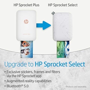 HP Sprocket Plus Instant Photo Printer - 30% Larger Prints