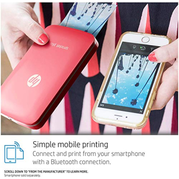 HP Sprocket Plus Instant Photo Printer - 30% Larger Prints