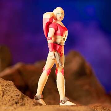 Super7 Transformers Arcee - 3.75" Transformers Action Figure with Accessory Classic Cartoon Collectibles and Retro Toys