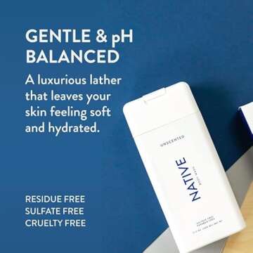 Native Body Wash for Men & Women, Seasonal | Sulfate, Paraben, and Dye Free, with Naturally Derived ...