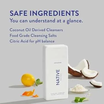 Natural Vegan Body Wash for Men & Women, 2 Pack - Native