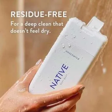 Natural Vegan Body Wash for Men & Women, 2 Pack - Native