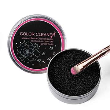 Makeup Brush Cleaner Sponge, Color Removal Sponge, Clean Makeup Brushes Easily/Swiftly Switch To Next Color/Remove Shadow Color from Makeup, Cosmetic Colors for Daily Use