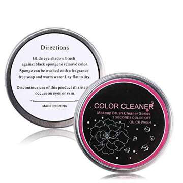 Makeup Brush Cleaner Sponge, Color Removal Sponge, Clean Makeup Brushes Easily/Swiftly Switch To Next Color/Remove Shadow Color from Makeup, Cosmetic Colors for Daily Use