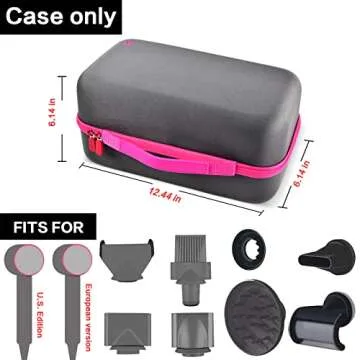 ANKHOH Case Holder Compatible with Dyson Supersonic Hair Dryer, Blow Dryer Storage Bag Fits for Dyso...