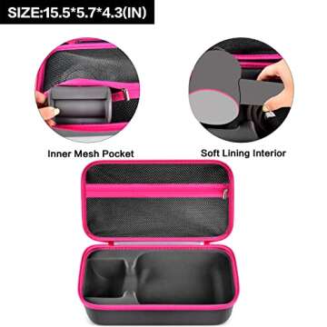 ANKHOH Case Holder Compatible with Dyson Supersonic Hair Dryer, Blow Dryer Storage Bag Fits for Dyson Supersonic Limited Gift Set Edition and Accessories, Box Only