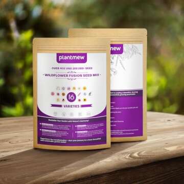 200,000 Wildflower Seeds - 16 Perennial Varieties for Indoor & Outdoor Gardens | Perfect Gift for Wo...