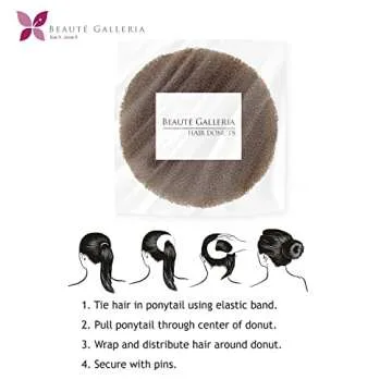 Beaute Galleria Hair Bun Donut for All Hair Types