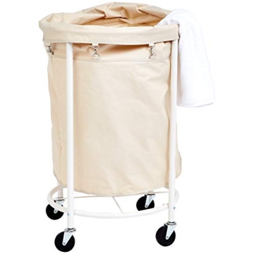 Amazon Basics Rolling Laundry Hamper with Removable Liner