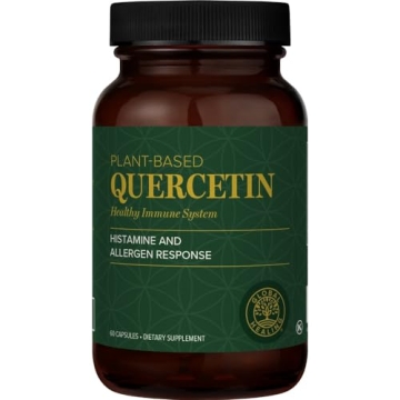 Global Healing Quercetin 250mg Supplement to Support Immune System Function, Respiratory Health & Bo...