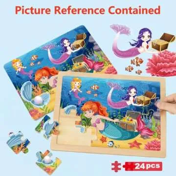 Wooden Puzzles for Kids Ages 4-6 - Educational Fun